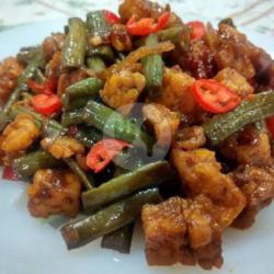 Tumis Kacang Panjang Tahu Tempe