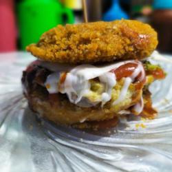 Burger Crispy Keju Slice