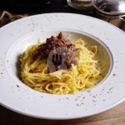 Spaghetti Carbonara Beef