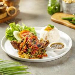 Bebek Sambel Gledek Nasi