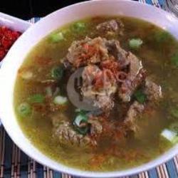 Paket Komplit Soto Seger Daging   Es Teh