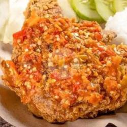 Ayam Geprek Sambel Terasi   Sayur Asem (tanpa Nasi)