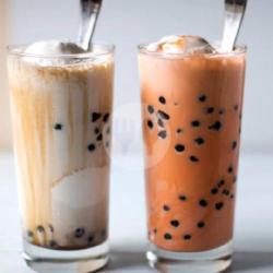 Milk Boba Thaitea Float Vanilla/strawberry/coklat