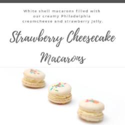 Strawberry Cheesecake Macarons