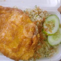 Nasi Goreng Cabe Ijo Exstra Telor Dadar