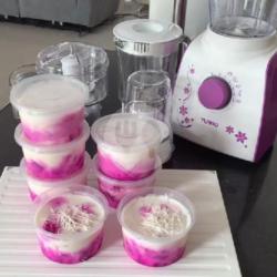 Dessert Buah Naga Milk Cream Ala Yurika