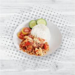 Nasi   Dada/paha Atas Geprek