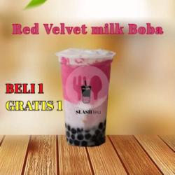 Red Velvet Milk Boba