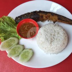 Paket Nasi   Lele Penyet   Sambel   Lalap