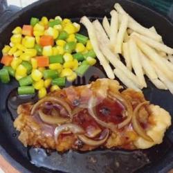 Steak Chicken Crispy Kids