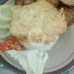 Nasi   Telur, , Sambel Bawang / Mateng