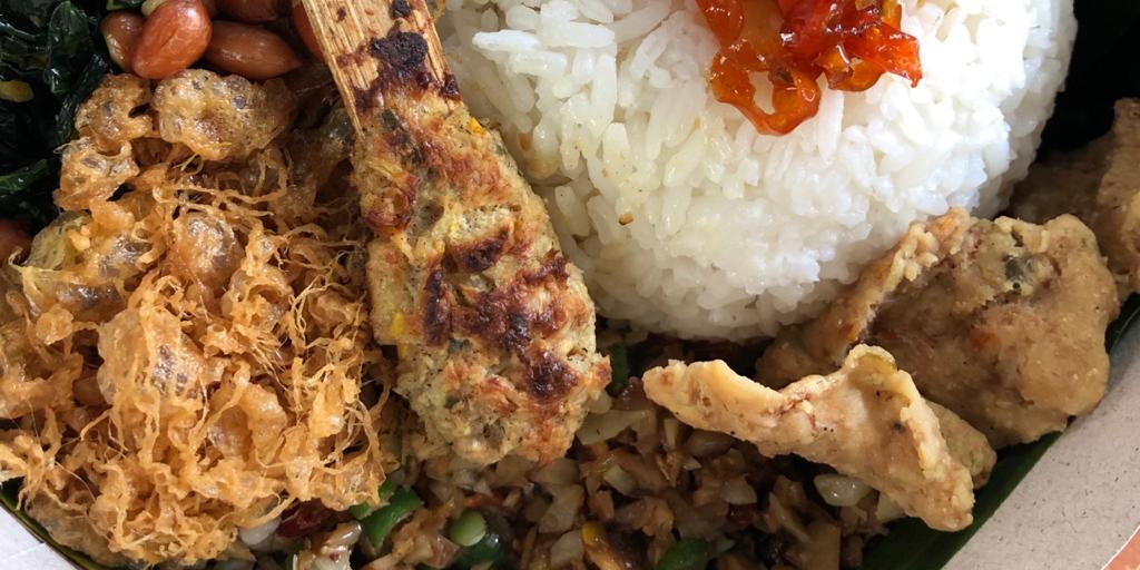 Nasi Babi, Sate & Lawar Be Genyol, Kuah Balung, Sedana Yoga, Jepun 2