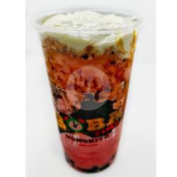 Premium Red Velvet Milk Boba Large