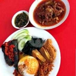 Nasi Padang Cincang Komplit