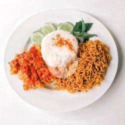 Nasi Indomie Kulit Crispy