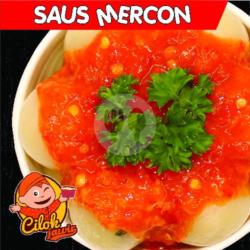 Cilok Campur Saus Mercon