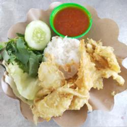 Paket Nasi Jamur Tahu Tempe   Air Mineral