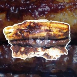 Pisang Bakar Penyet Coklat Crunchy