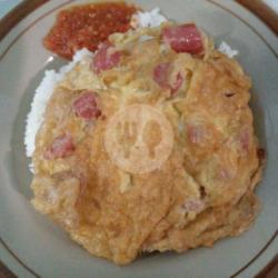 Nasi Telor   Sosis