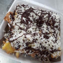 Pisang Tanduk Keju Coklat Susu 2 Porsi