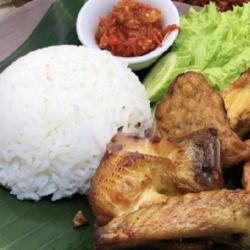 Ayam Lalapan Dada  Nasi