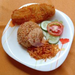 Nasi Goreng Sambal Uleg   Chicken Katsu