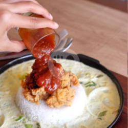 Hotbox Rice Karaage   Telur( Bumbu Balado )