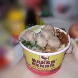 Bakso Kuah Spesial Urat/daging Isi 5   Mie   Bihun