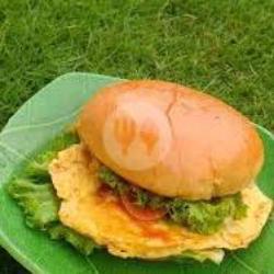 Burger Telur   Daging