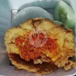 Telor Crispy Geprek   Nasi