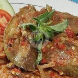 Sego Pecel Terong Judes Bumbu Kelopo