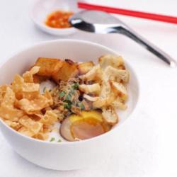 Bubur Ayam Asin / Charsiu Komplit