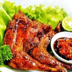 Ayam Bakar Madu Rasa Pedas   Nasi Putih