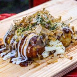 Takoyaki Isian Keju Cheddar   Keju Mozarella (5pcs)