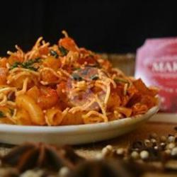 Makaroni Kering Mix Bihun Sensitif Asin Pedas Daun Jeruk