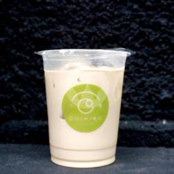 Iced Midori Latte Almond Milk