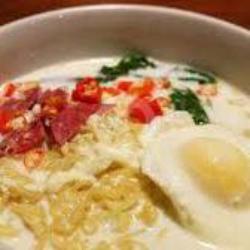 Mie Kuah Susu Keju Endok