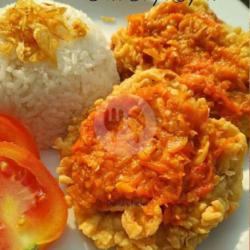 Nasi Tempe Tahu Geprek