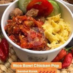 Ricebowl Bakso Pedas Telur Ceplok