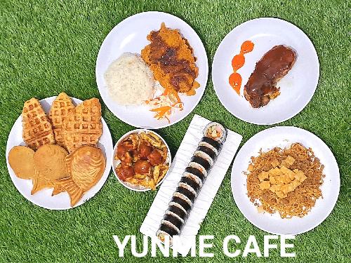 Yunme Cafe & Croffle, Steak, Pizza & Corndog, Bumi Lestari