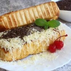 Roti Bakar Keju Coklat Mesis