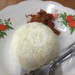 Nasi   Tempe Orek   Gorengan