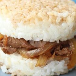 Nasi Burger Sapi