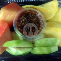 Rujak Buah Pepaya  Mangga   Kedongdong