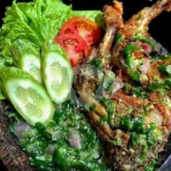 Ayam Bakar Paha Tanpa Nasi Sambel Ijo