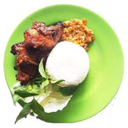 Ayam Bakar   Nasi Lalap Sambal