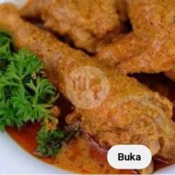 Gulai Ayam Kampung Masak Khas Aceh  Sdh Pake Nasi,emping Sambel Lalap Da Aqua Botot 600ml