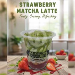 Strawberry Matcha Latte