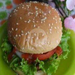 Burger Beef Asli Keju Lapis