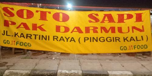 Soto Sapi Pak Darmun, Jln.kartini Raya No.32